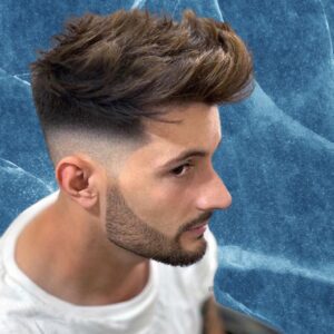 new hair cutting style with beard