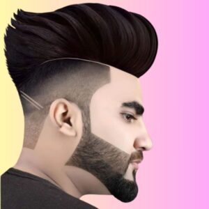 Long hair cutting style