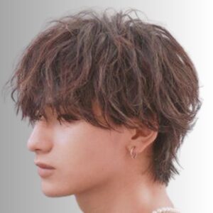 Layer Wolf Cut Hair Curly Style