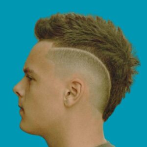 Mohawk Haircut Black fade style